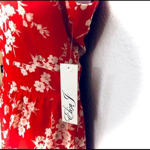 Floral halter dress NWT size medium